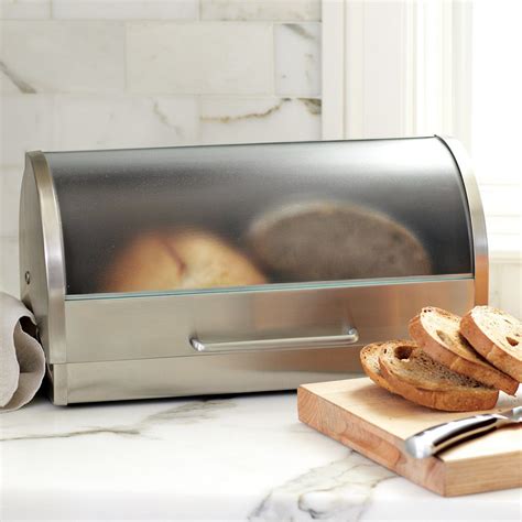 stainless steel bread box drawer|where to buy bread box.